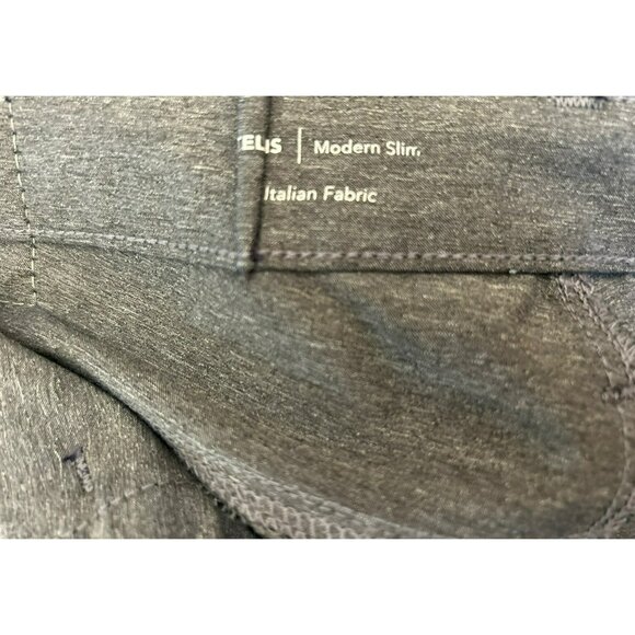 AG Adriano Goldschmied Mens Navy Trellis Modern Slim Performance Pants 38x34 - Picture 3 of 6